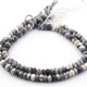 1  Strand Dendrite Opal Faceted Rondelles- Round Rondelles Beads 9mm-10mm -13.5 Inches BR2344 - Tucson Beads
