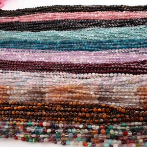 1 Strand Finest Quality Cats Eye Faceted Briolettes- Coin Beads 5mm 12.5 Inch BR0993 - Tucson Beads