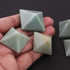 1 Pcs Amazonite orgone pyramid with crystal point improves communication boost self esteem healing emotions 31mmx18mm-26mmx21mm HS300