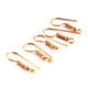 10 Pcs Extremely Beautiful 1 Pair Hoop Earring - Gold Plated Hoop Earring 22mmx8mm - GPC589 - Tucson Beads