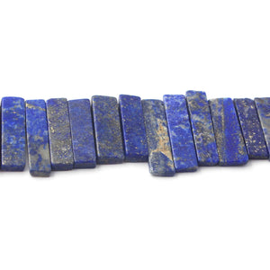 1   Strand  Sodalite Smooth Briolettes - Rectangle Bar Shape Briolettes -22mmx10mm-40mmx9mm-8 Inches BR4374 - Tucson Beads