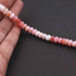 1  Long Strand Pink Opal  Smooth Rondells - 8mm-16 Inches BR2534