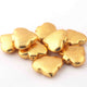 1 Stand Gold Plated Designer Copper Fancy Shape Beads, Copper Beads, Jewelry Making, 27mmx30mm, 8 inches GPC292 - Tucson Beads