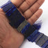 1   Strand  Sodalite Smooth Briolettes - Rectangle Bar Shape Briolettes -22mmx9mm-30mmx9mm-8 Inches BR4375
