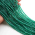 1 Strand Finest Quality Green Onyx  Faceted Small  Coin  Beads Briolettes -  Coin Beads 4mm 12.5 Inch BR0994