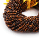 1 Strand Finest Quality Brown Tiger Eye Faceted Coin Briolettes-  Coin Beads 4mm 12.5 Inch BR0983 - Tucson Beads
