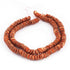 1 Strands Wave Disc Beads Rose Plated on Copper - Potato Chips Black Copper Beads 6mm 8 inch GPC983