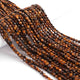 1 Strand Finest Quality Brown Tiger Eye Faceted Coin Briolettes-  Coin Beads 4mm 12.5 Inch BR0983 - Tucson Beads