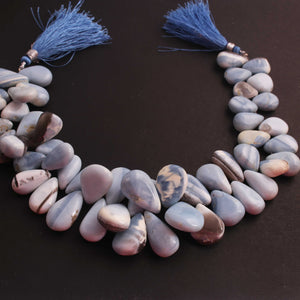 1 Long Bolder Opal Smooth  Briolettes - Pear Shape Briolettes  13mmx10mm-23mmx17mm- 10.5 Inches BR4368 - Tucson Beads