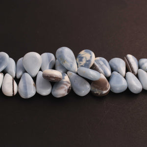 1 Long Bolder Opal Smooth  Briolettes - Pear Shape Briolettes  13mmx10mm-23mmx17mm- 10.5 Inches BR4368 - Tucson Beads