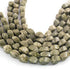 1  Strand  Green Agate Faceted Briolettes  - Fancy Shape Briolettes 13mmx5mm- 10.5Inches BR01518
