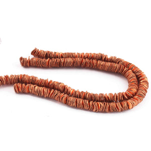 1 Strands Wave Disc Beads Rose Plated on Copper - Potato Chips Black Copper Beads 6mm 8 inch GPC983 - Tucson Beads