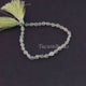 1  Strand Prehnite Faceted  Briolettes -Tear Drop Shape  Briolettes 4mm- 7 Inches BR1120 - Tucson Beads