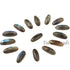 23  Pcs Labradorite Smooth Cabochon Spectrolite - Rectangle Shape Multi Fire Loose Gemstone -18mmx6mm  LGS149