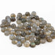 31  Pcs Labradorite Smooth Cabochon Spectrolite - Round Shape Multi Fire Loose Gemstone -6mm LGS147 - Tucson Beads