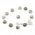 31  Pcs Labradorite Smooth Cabochon Spectrolite - Round Shape Multi Fire Loose Gemstone -6mm LGS147