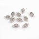 10 Pcs Mystic Druzy Oval Drop Connector Silver Plated Titanium Connector, Bezel Connector 12mmX7mm PC1024 - Tucson Beads