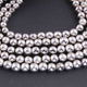 2 Strands Silver Pyrite Faceted Round Balls Briolettes - Silver Pyrite Faceted Round Ball Beads 7mmx6mm 8 Inches BR3050 - Tucson Beads