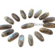 21  Pcs Amazing Labradorite Smooth Cabochon Spectrolite - Rectangle Shape Multi Fire Loose Gemstone -18mmx6mm  LGS155 - Tucson Beads