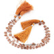 1 Strand Excellent Quality Hessonite Side drill  Briolettes - Hessonite Smooth Pear Beads 8mmx5mm-5mmx4mm 8 Inch BR2735 - Tucson Beads
