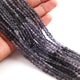 1 Strand Finest Quality Iolite Faceted Coin Briolettes- Coin Beads 4mm 13 Inch BR0984 - Tucson Beads