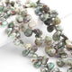 1 Strand Shaded Emerald  Faceted  Briolettes  -  Pear Shape Briolettes 19mmx12mm   BR1803 - Tucson Beads