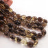 1 Strand Bio Lemon Quartz  Faceted Briolettes  -Oval Shape Briolettes  - 14mmx10mm-13mmx9mm  -17  Inches BR903