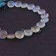 1 Strand Aqua Chalcedony Faceted Coin Briolettes -Shape Coin -10mm 7.5 Inches BR675 - Tucson Beads