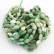 1 Long Strand Bio Chrysoprase  Faceted Briolettes -Oval Shape  Briolettes 9mmx7mm-17mmx11mm  8 Inches BR0918 - Tucson Beads