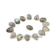 42 Pcs Labradorite Smooth Cabochon Spectrolite - Pear Shape Multi Fire Loose Gemstone -9mmx6mm  LGS143 - Tucson Beads