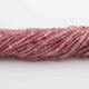 1 Strand Finest Quality Strawberry Quartz Faceted Coin Briolettes-  Coin Beads 4mm 12.5 Inch BR0989 - Tucson Beads