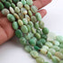 1 Long Strand Bio Chrysoprase  Faceted Briolettes -Oval Shape  Briolettes 9mmx7mm-17mmx11mm 15 Inches BR0918