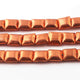 2 Strands 24k Rose Gold Plated Copper Square Beads, Brushed Beads, Designer Beads, Jewelry Making Tools, 14mm, gpc1158 - Tucson Beads