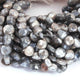 1 Strand Grey Silverite Faceted Briolettes - Coin Shape Beads 7mmx7mm-10mmx7mm 8.5 Inches BR2767 - Tucson Beads
