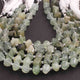 1 Strand Prehnite Faceted Briolettes -Fancy Shape  Briolettes  7mmx8mm 9 Inches BR01516 - Tucson Beads