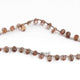 1 Strand Excellent Quality Hessonite Side drill  Briolettes - Hessonite Smooth Pear Beads 5mmx4mm 8 Inch BR2733 - Tucson Beads