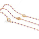 Amethyst With Black Rutile Chain Necklace - Faceted Sparkly Necklace ,Tiny Beaded 2mm, Necklace -38"Long GPC1357 - Tucson Beads
