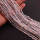 1 Strand Finest Quality Morganite Faceted Coin Briolettes-  Coin Beads 4mm 12.5 Inch BR0996 - Tucson Beads