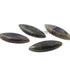 4  Pcs Amazing Labradorite Smooth Cabochon Spectrolite - Marquise Shape Multi Fire Loose Gemstone -40mmx13mm  LGS160