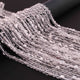 1 Strand Finest Quality Crystal Quartz Faceted Coin Briolettes-  Coin Beads 5mm 12.5 Inch BR0998 - Tucson Beads