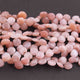 1 Strand Peach Moonstone Faceted Briolettes - Heart Gemstone Beads  7mmx7mm-10mmx10mm 8.5 Inches BR2746 - Tucson Beads