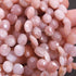 1 Strand Peach Moonstone Faceted Briolettes - Heart Gemstone Beads  7mmx7mm-10mmx10mm 8.5 Inches BR2746