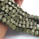 1  Strand  Green Agate Faceted Briolettes  - Fancy Shape Briolettes 14mmx5mm- 8 Inches BR01519 - Tucson Beads