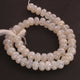 1 Long Strand White Silverite Faceted Rondelles  - Gemstone Rondelles 8mm 13 Inches BR927 - Tucson Beads