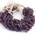 1 Strand Amethyst Faceted  Briolettes - Assorted Shape Briolettes 10mx8mm-18mmx9mm  10.5 Inches BR2743