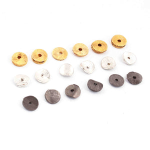50 Pcs Gold Plated Copper Stamping Blanks , Round Charm Copper Discs Great For ,Jewelry Making Bulk Lot 6mm GPC184 - Tucson Beads