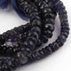 1 Strand Iolite Faceted Rondelles-Gemstone Beads 8mm-11mm 10.5 Inch BR0912 - Tucson Beads