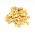 50 Pcs Gold Plated Copper Stamping Blanks , Round Charm Copper Discs Great For ,Jewelry Making Bulk Lot 6mm GPC468