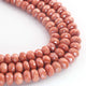 1 Long Strand Peach Moonstone Silver Coated Faceted Round Balls beads - Gemstone ball Beads 9-10mm 15 Inches BR924 - Tucson Beads