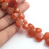 1 Long Sunstone Smooth  Briolettes - Heart Shape Briolettes - 9mm-16mm - 10 Inches BR4379